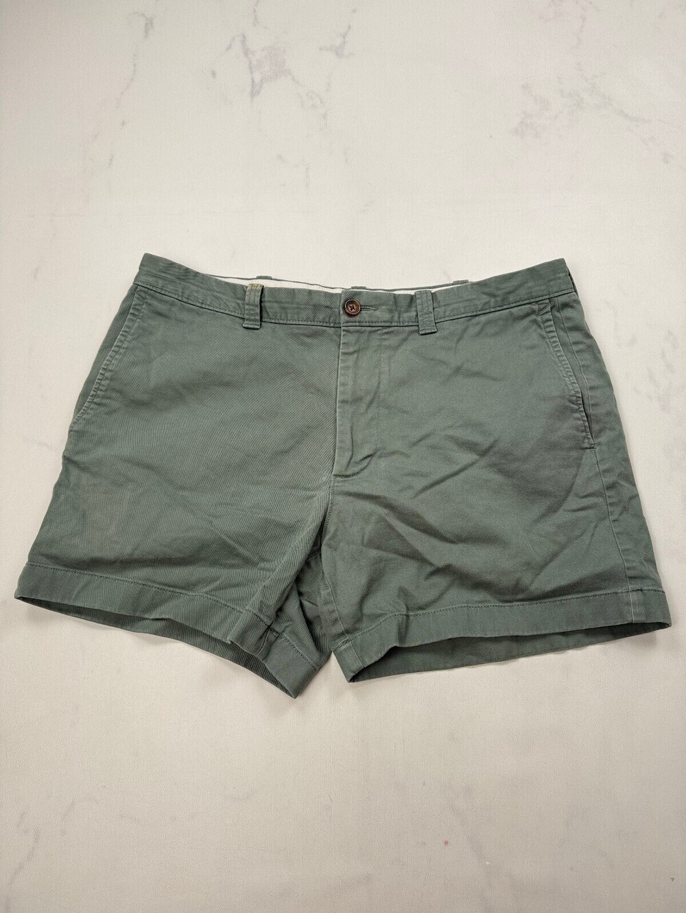 J.Crew Shorts Chinos Khaki 90s VTG Adjustable - Mens 35